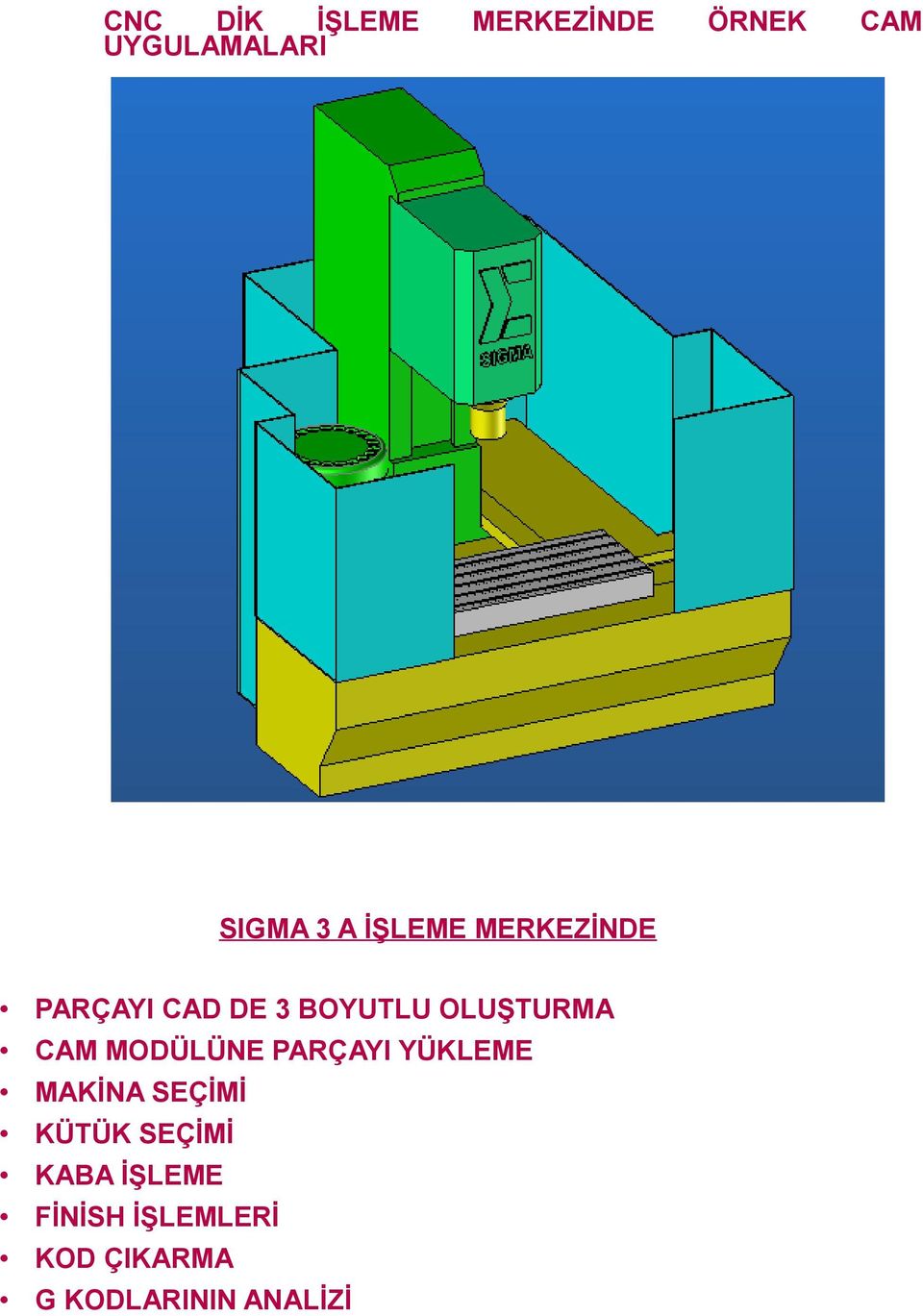 MODÜLÜNE PARÇAYI YÜKLEME MAKİNA SEÇİMİ KÜTÜK SEÇİMİ KABA