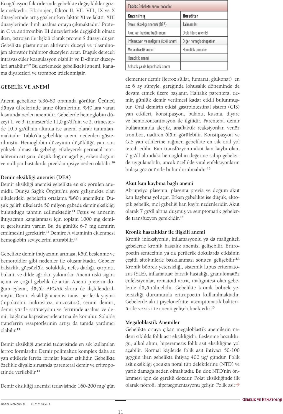 1 Protein C ve antitrombin III düzeylerinde değişiklik olmaz iken, östrojen ile ilişkili olarak protein S düzeyi düşer.