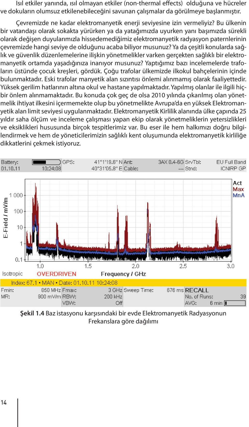 Bu ülkenin bir vatandaşı olarak sokakta yürürken ya da yatağımızda uyurken yanı başımızda sürekli olarak değişen duyularımızla hissedemediğimiz elektromanyetik radyasyon paternlerinin çevremizde