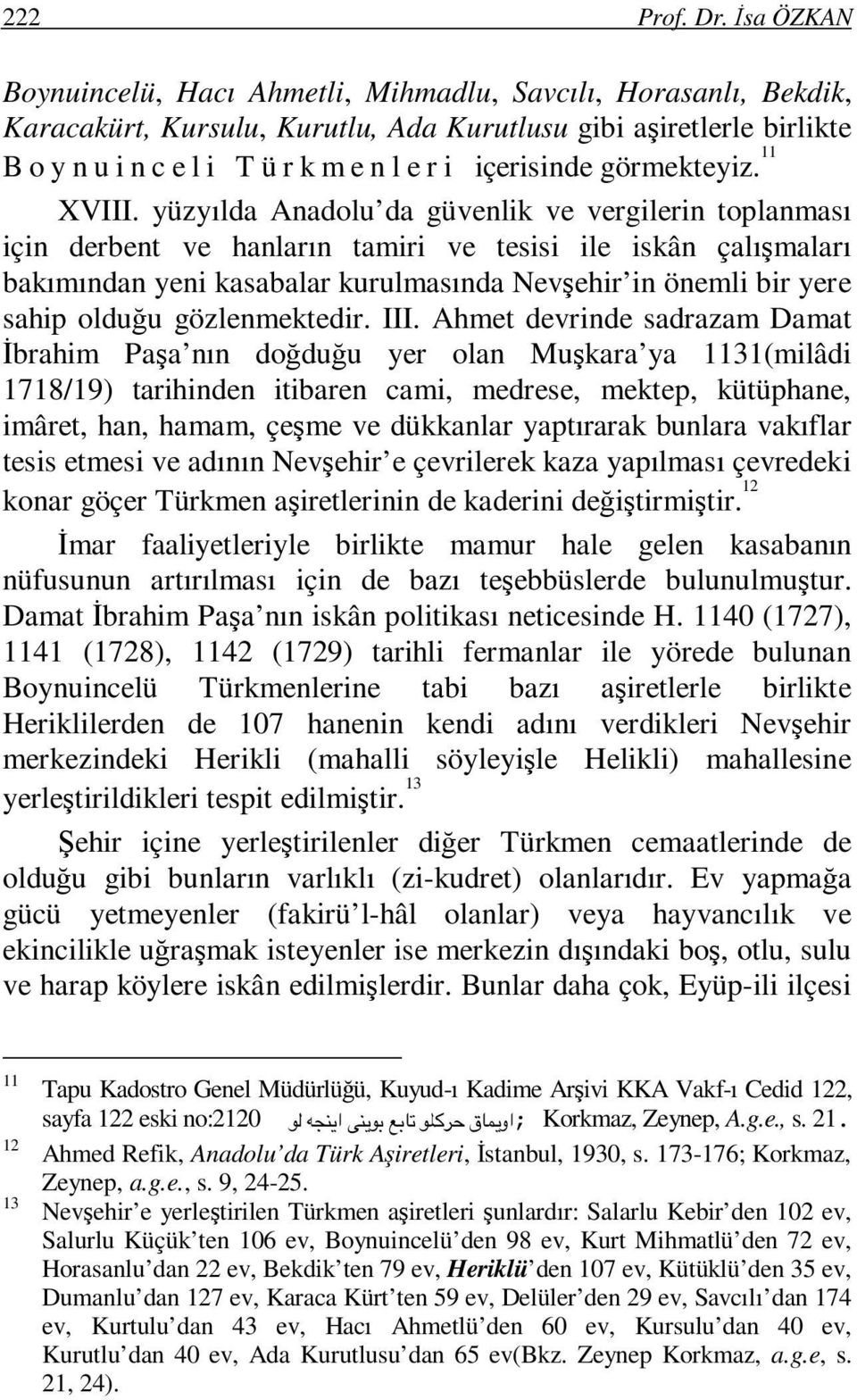 görmekteyiz. 11 XVIII.