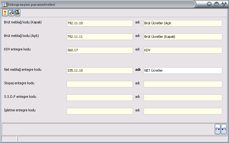 Parametreler menüsünde yer alan bu program ile, Serbest Meslek Makbuzu dökümünüze ilişkin form dizaynı yapabileceksiniz.