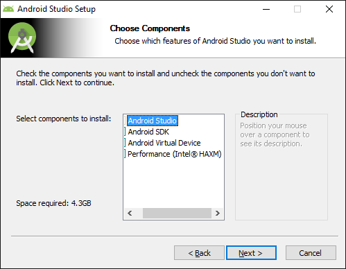 Android Geliştirme Araçları SEÇENEK-I 1- Java Developer Kit (JDK) 2- Android Studio (Android Virtual Device-AVD emulatör ile birlikte)
