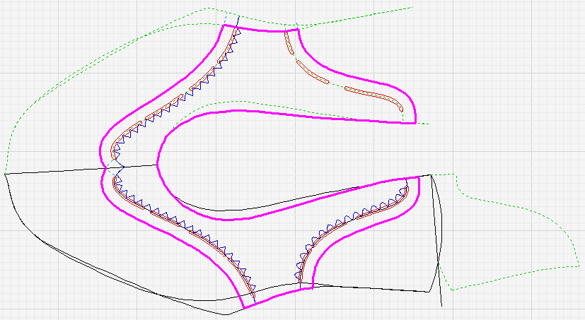 Gamba parçasının oluģturulması: Parts (parçalar)menüsünden new part (yeni parça) veya araç çubuğundan simgesi seçilir. Fare sol tuģuyla önce A sonra E çizgisine tıklanır.