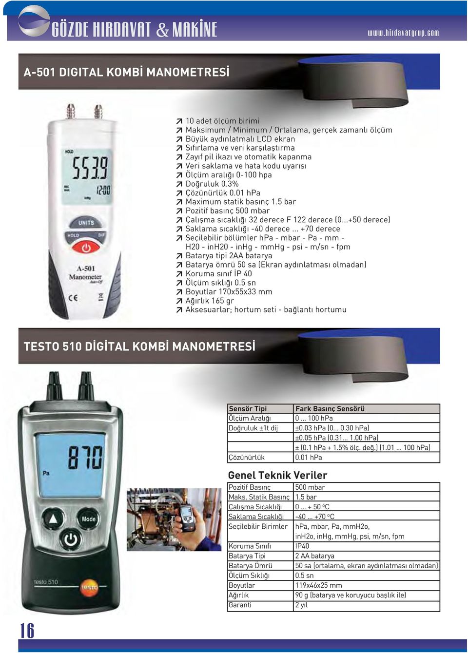 5 bar Pozitif bas nç 500 mbar Çal flma s cakl 32 derece F 122 derece (0...+50 derece) Saklama s cakl -40 derece.