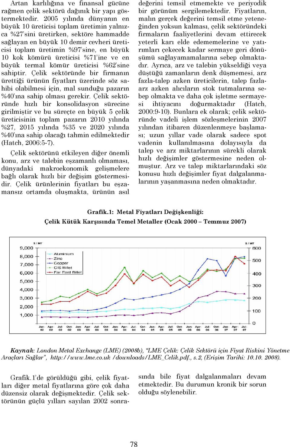 üreticisi %71 ine ve en büyük termal kömür üreticisi %62 sine sahiptir.