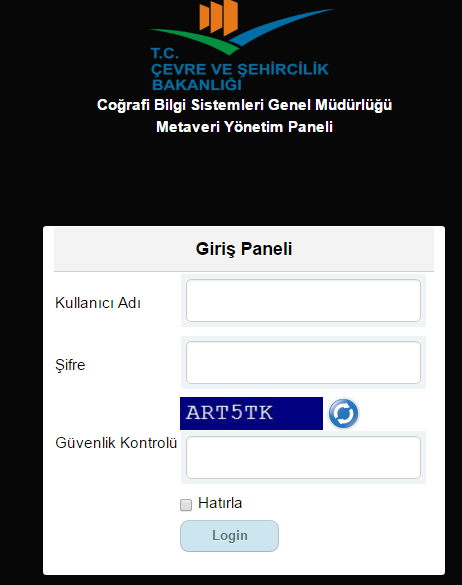 2.5.Metaveri Yönetim Editörü (https://metaveri.geoportal.gov.tr/ ) Uygulama içerisinde test amaçlı 726 adet metaveri bilgisi yer almaktadır.