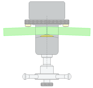 046- Üç noktalı cam çizgi açıcı, Düz, kavisli ve yarıçap çizgilerini açar, 4-12mm cam kalınlığı için uygundur. Boğaz derinliği: 125mm.