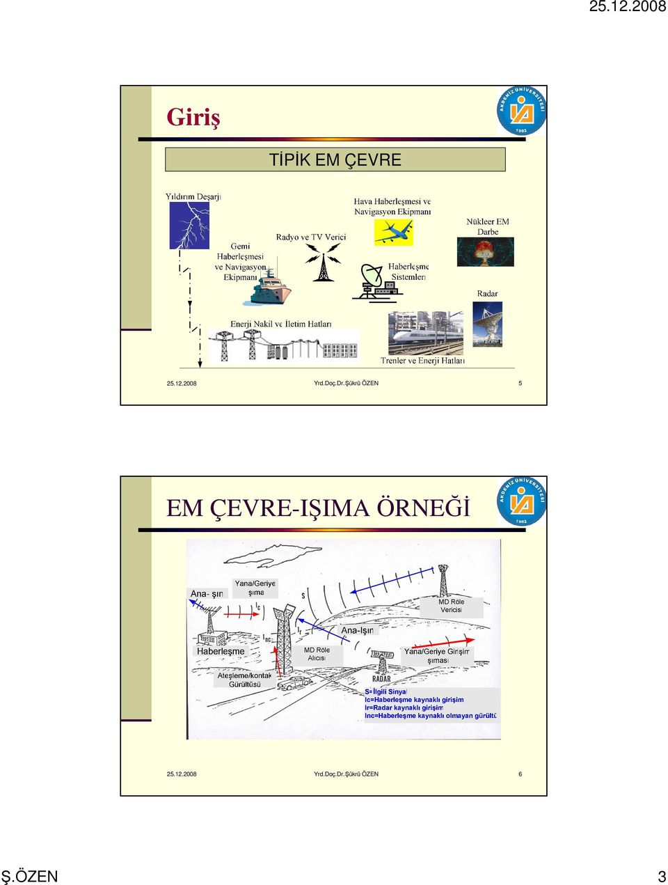 Şükrü ÖZEN 5 EM ÇEVRE-IŞIMA