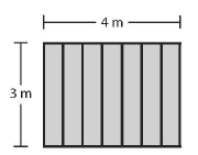 SORU 39 Aşağıda bir dikdörtgenin iki kenarı verilmiştir. Dikdörtgenin diğer iki kenarını çiziniz. Geometrik şekiller ve ölçme Puanlama rehberi SORU 40 Burak bir çitin bir yüzünü boyamaktadır.