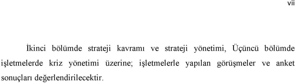 işletmelerde kriz yönetimi üzerine;