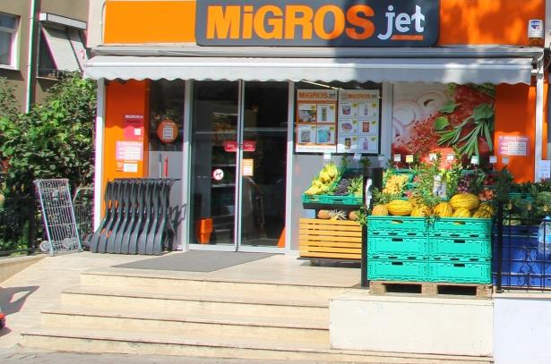 Migros Jet Müşteriye yakın ve en hızlı büyüyen mağazalar 40*-300 m 2 arası mağaza alanı, Haziran 2015 sonu itibariyle 370 mağaza 1.800*-3.