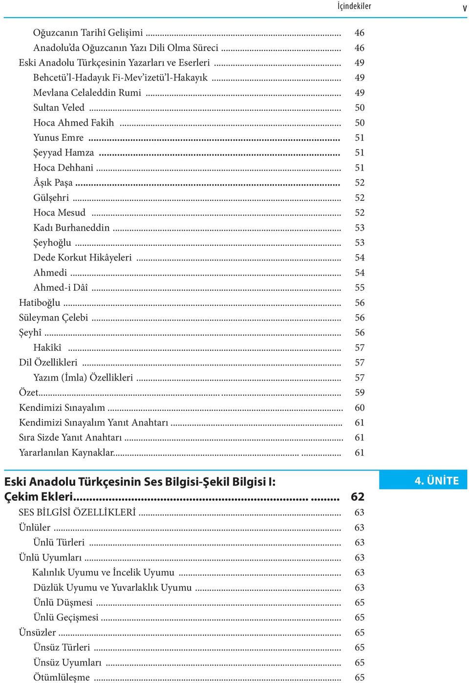 .. 53 Şeyhoğlu... 53 Dede Korkut Hikâyeleri... 54 Ahmedi... 54 Ahmed-i Dâî... 55 Hatiboğlu... 56 Süleyman Çelebi... 56 Şeyhî... 56 Hakîkî... 57 Dil Özellikleri... 57 Yazım (İmla) Özellikleri... 57 Özet.