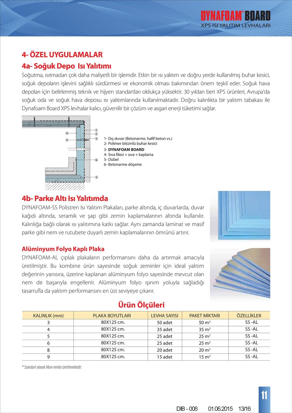 Soğuk hava depoları için belirlenmiş teknik ve hijyen standartları oldukça yüksektir. 30 yıldan beri XPS ürünleri, Avrupa'da soğuk oda ve soğuk hava deposu ısı yalıtımlarında kullanılmaktadır.