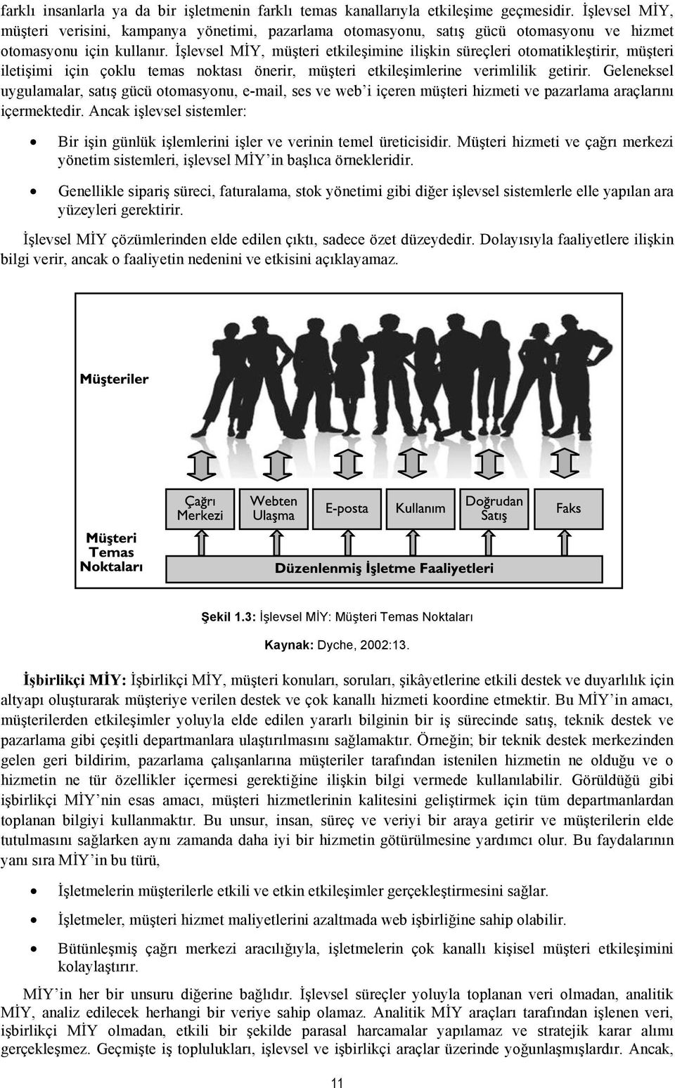 İşlevsel MİY, müşteri etkileşimine ilişkin süreçleri otomatikleştirir, müşteri iletişimi için çoklu temas noktası önerir, müşteri etkileşimlerine verimlilik getirir.