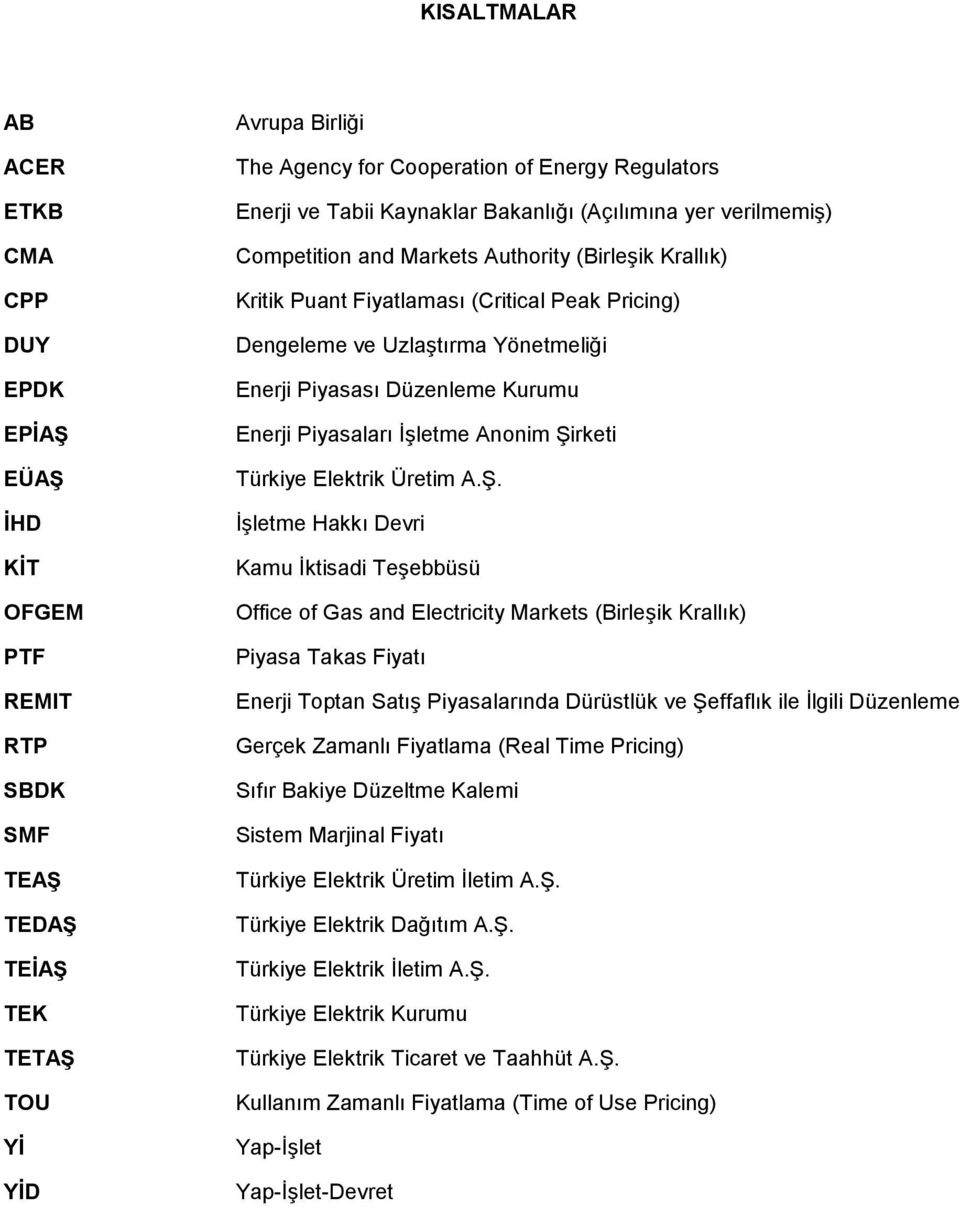 Enerji Piyasası Düzenleme Kurumu Enerji Piyasaları İşletme Anonim Şi