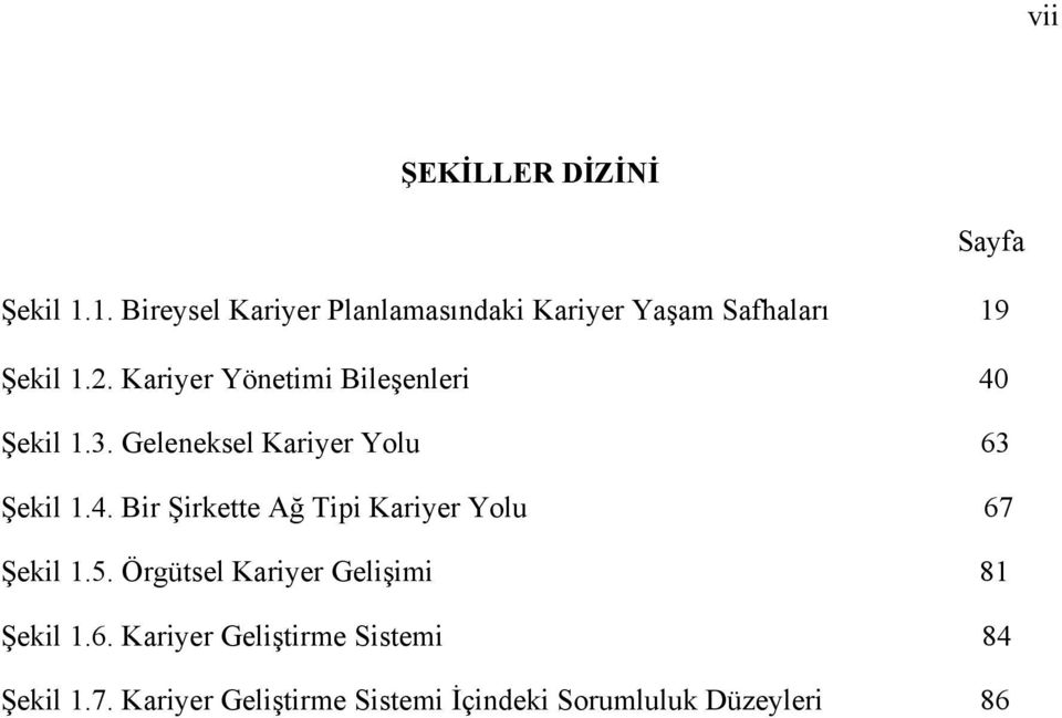 Kariyer Yönetimi Bileşenleri 40 Şekil 1.3. Geleneksel Kariyer Yolu 63 Şekil 1.4. Bir Şirkette Ağ Tipi Kariyer Yolu 67 Şekil 1.