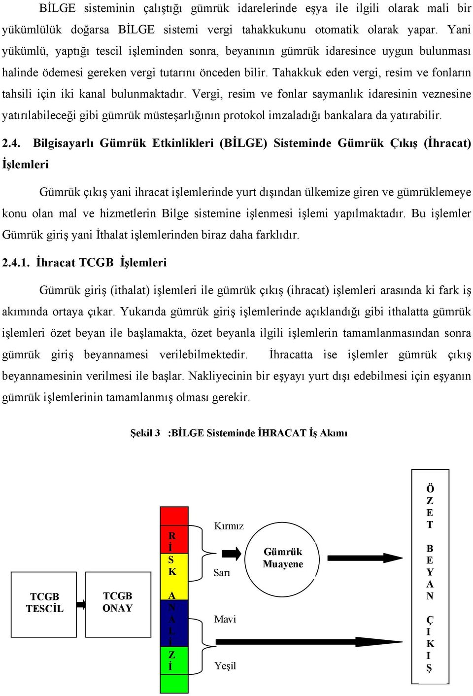 Tahakkuk eden vergi, resim ve fonların tahsili için iki kanal bulunmaktadır.