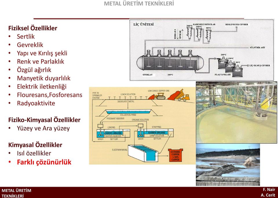 Flouresans,Fosforesans Radyoaktivite Fiziko-Kimyasal Özellikler