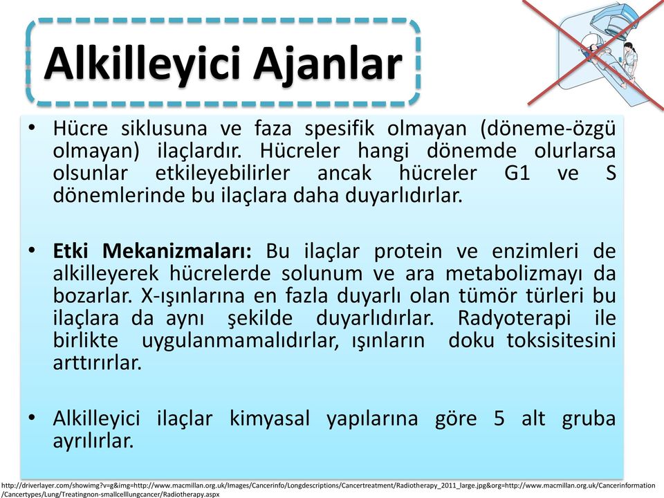 Etki Mekanizmaları: Bu ilaçlar protein ve enzimleri de alkilleyerek hücrelerde solunum ve ara metabolizmayı da bozarlar.