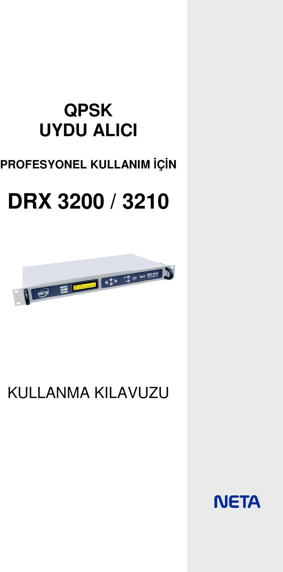 KULLANIM İÇİN DRX