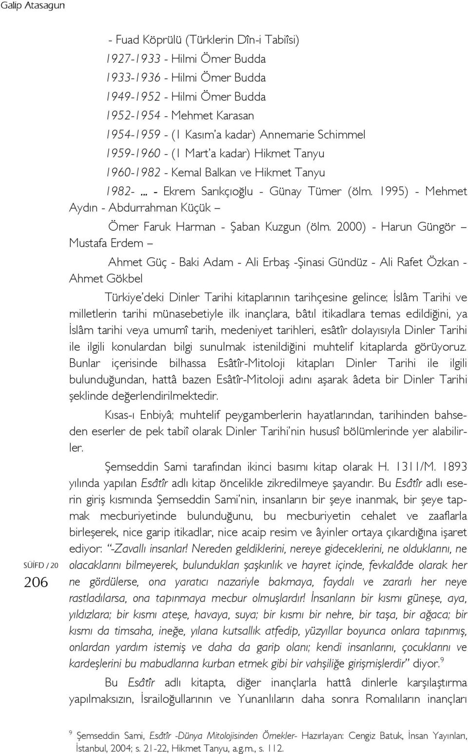 1995) - Mehmet Aydın - Abdurrahman Küçük Ömer Faruk Harman - Şaban Kuzgun (ölm.