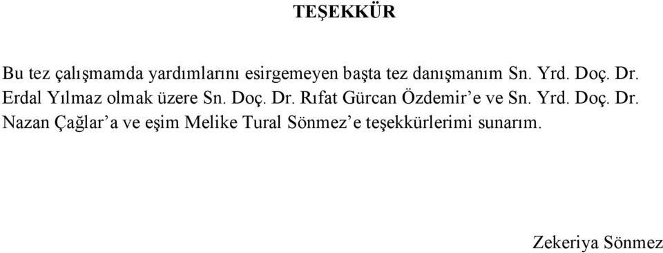 Yrd. Doç. Dr.