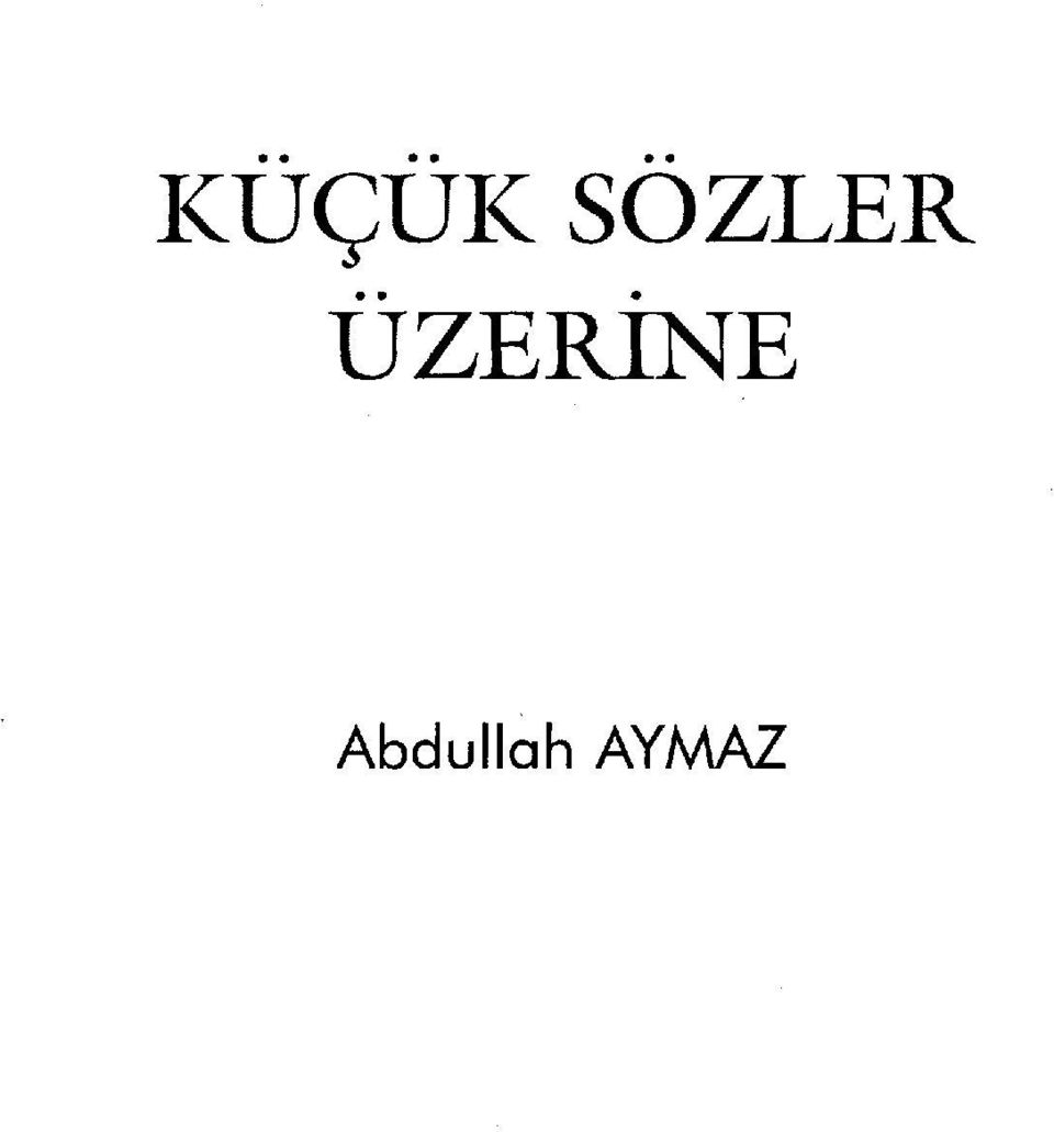 SOZLER.