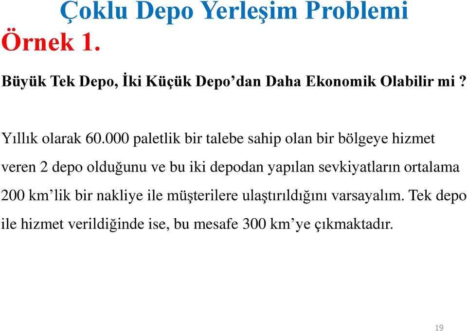 Yıllık olarak 60.