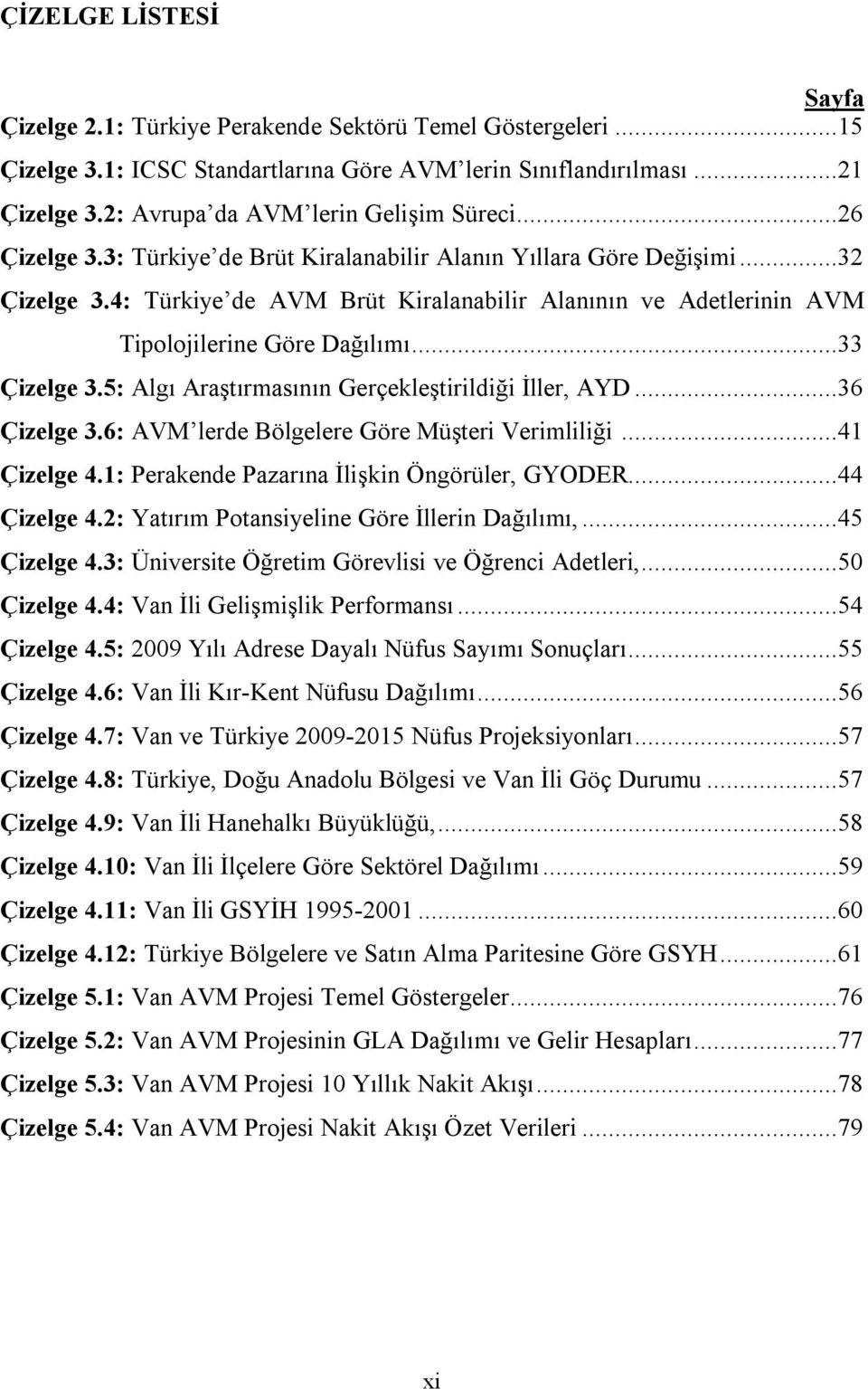 4: Türkiye de AVM Brüt Kiralanabilir Alanının ve Adetlerinin AVM Tipolojilerine Göre Dağılımı...33 Çizelge 3.5: Algı Araştırmasının Gerçekleştirildiği İller, AYD...36 Çizelge 3.