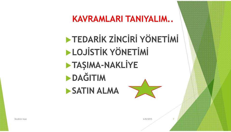 LOJİSTİK YÖNETİMİ