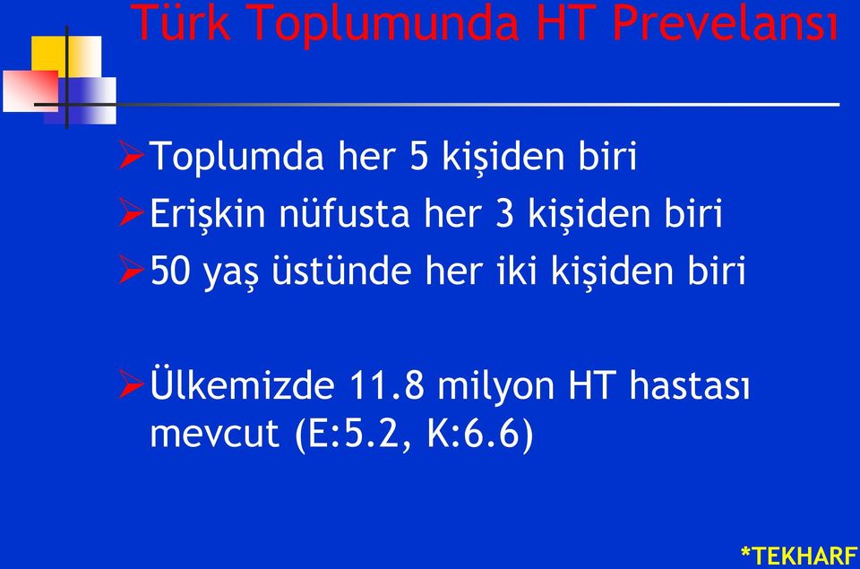 50 yaş üstünde her iki kişiden biri Ülkemizde