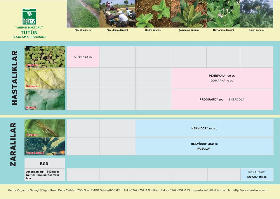 ENERCOL Mildiyö Thripsler Yaprak bitleri BGD HEKVİDOR 350 SC HEKVİDOR 350 SC