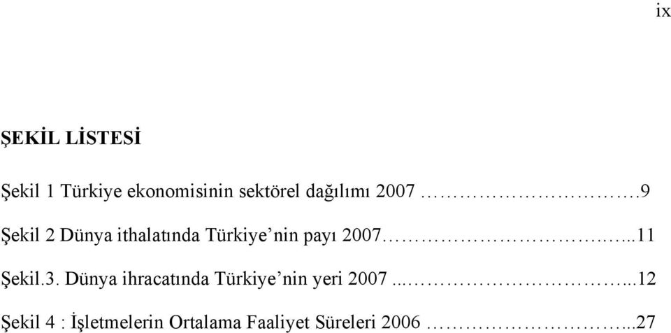 9 Şekil 2 Dünya ithalatında Türkiye nin payı 2007....11 Şekil.