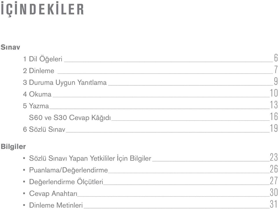 Sınav 19 Sözlü Sınavı Yapan Yetkililer İçin Bilgiler 23