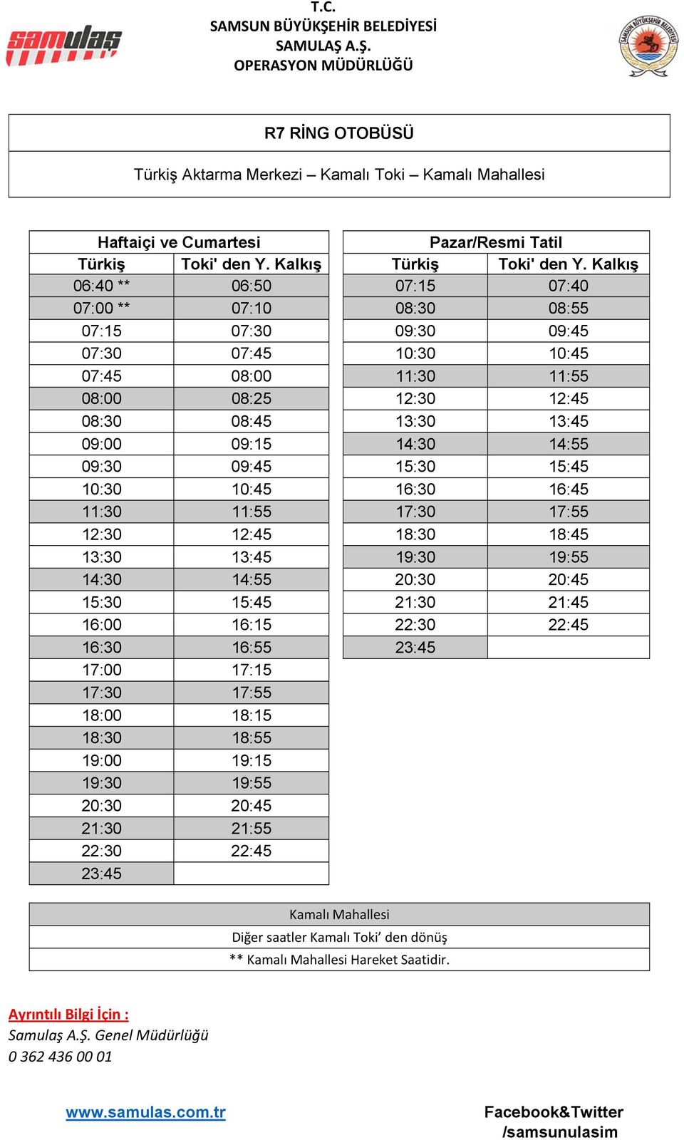 06:40 ** 06:50 07:15 07:40 07:00 ** 07:10 08:30 08:55 07:15 07:30 09:30 09:45 07:30 07:45 10:30 10:45 07:45 08:00 11:30 11:55 08:00 08:25 12:30 12:45 08:30 08:45 13:30 13:45 09:00