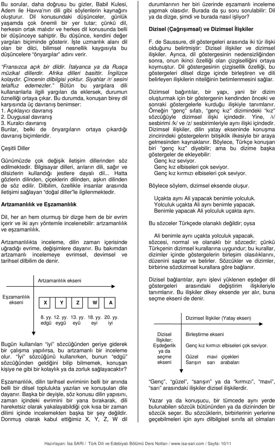 Bu düşünce, kendini değer yargıları biçiminde gösterir. İşte uzmanlık alanı dil olan bir dilci, bilimsel nesnellik kaygısıyla bu düşüncelere önyargılar adını verir. Fransızca açık bir dildir.