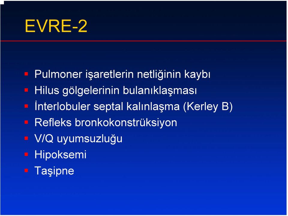 İnterlobuler septal kalınlaşma (Kerley B)