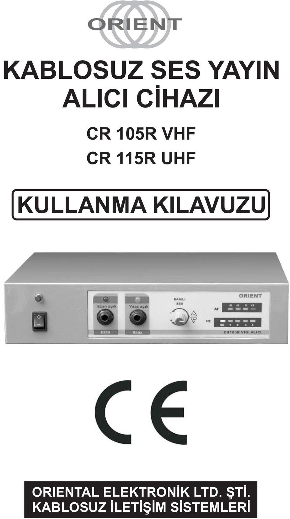 KULLANMA KILAVUZU ORIENTAL