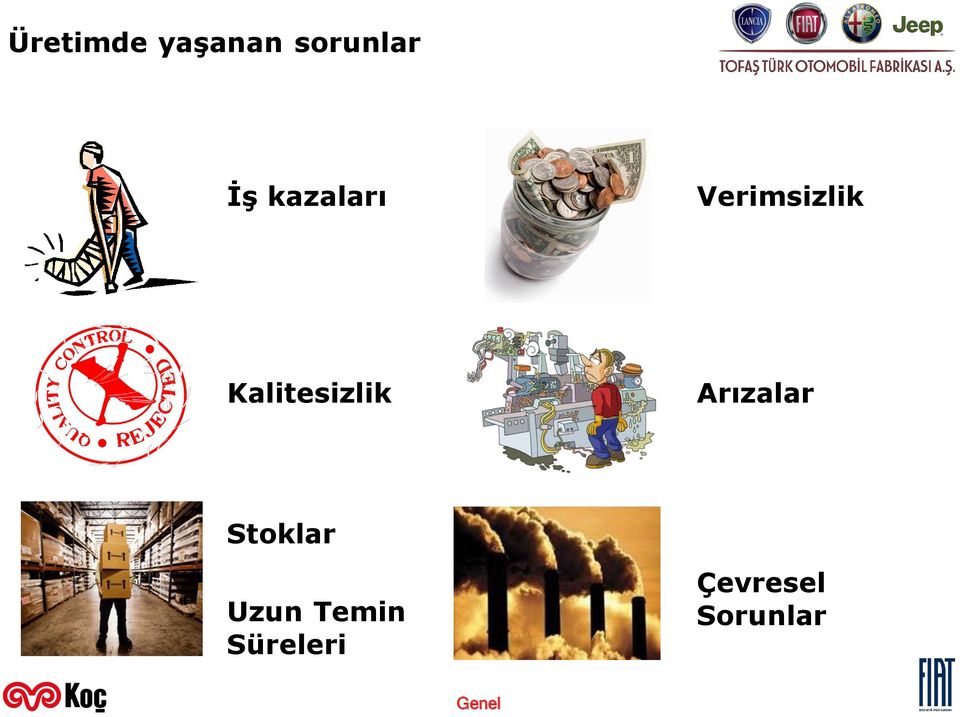 Kalitesizlik Arızalar Stoklar