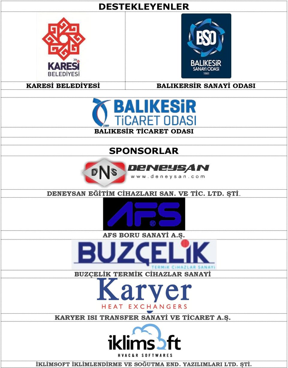 AFS BORU SANAYİ A.Ş.