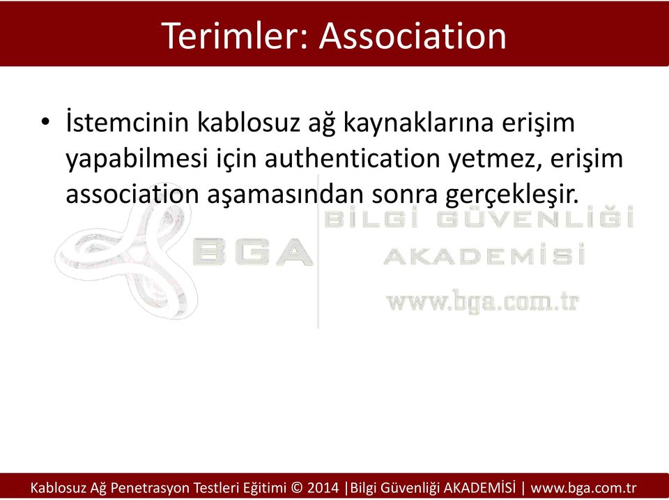 yapabilmesi için authentication