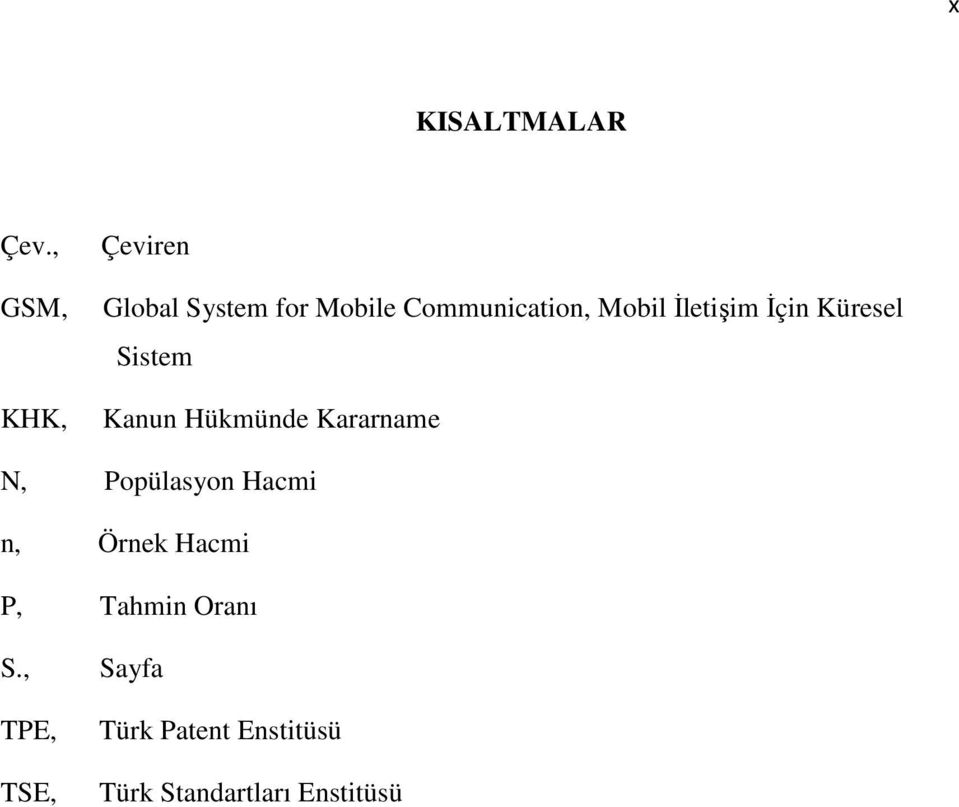 Mobil İletişim İçin Küresel Sistem Kanun Hükmünde Kararname N,