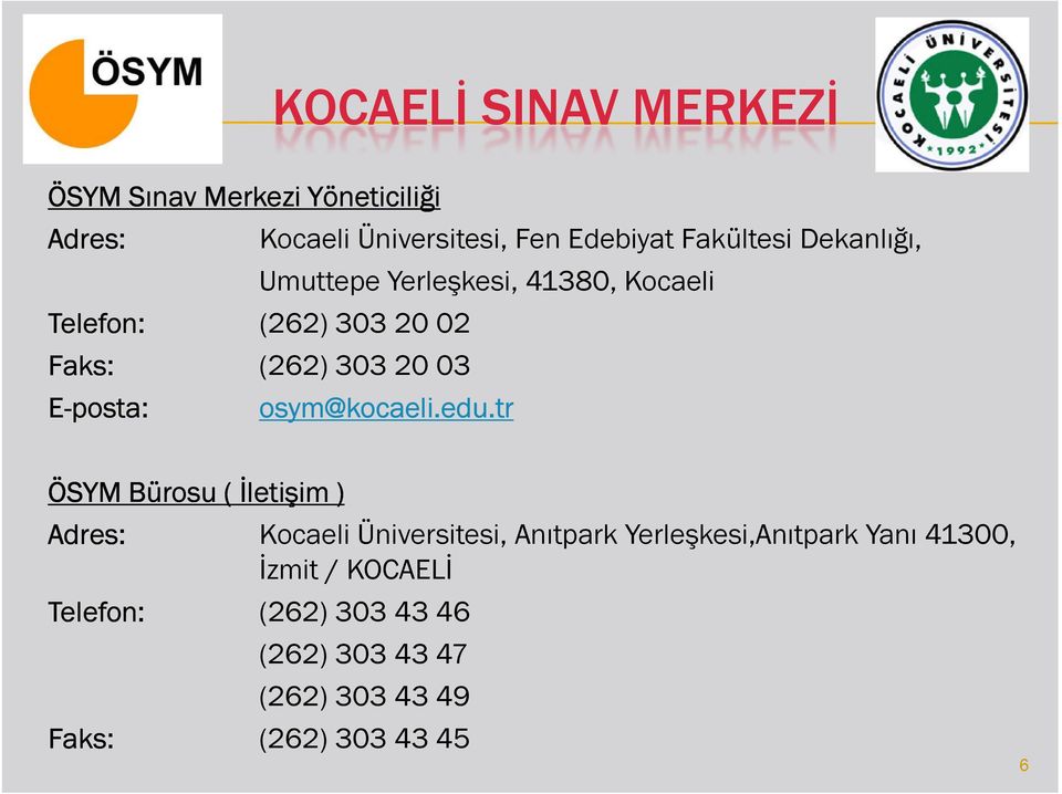 osym@kocaeli kocaeli.edu.