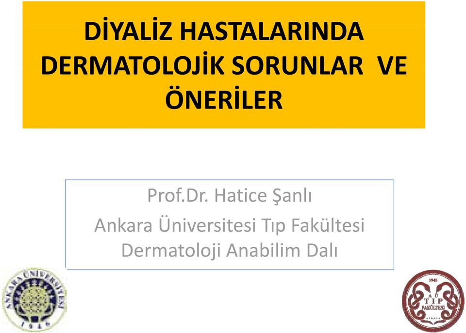 Hatice Şanlı Ankara Üniversitesi