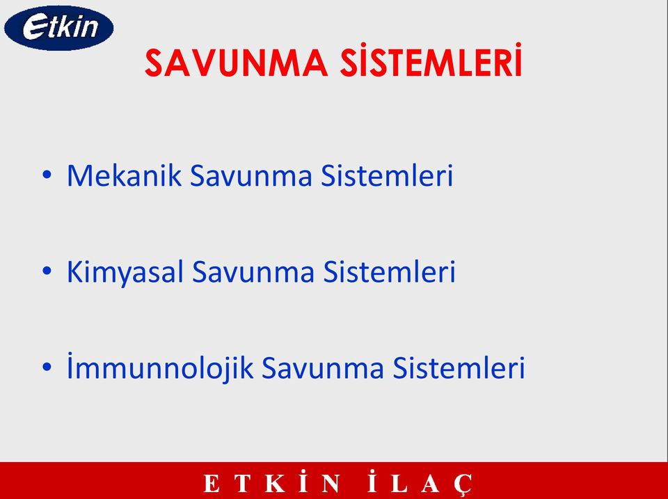 Kimyasal  İmmunnolojik