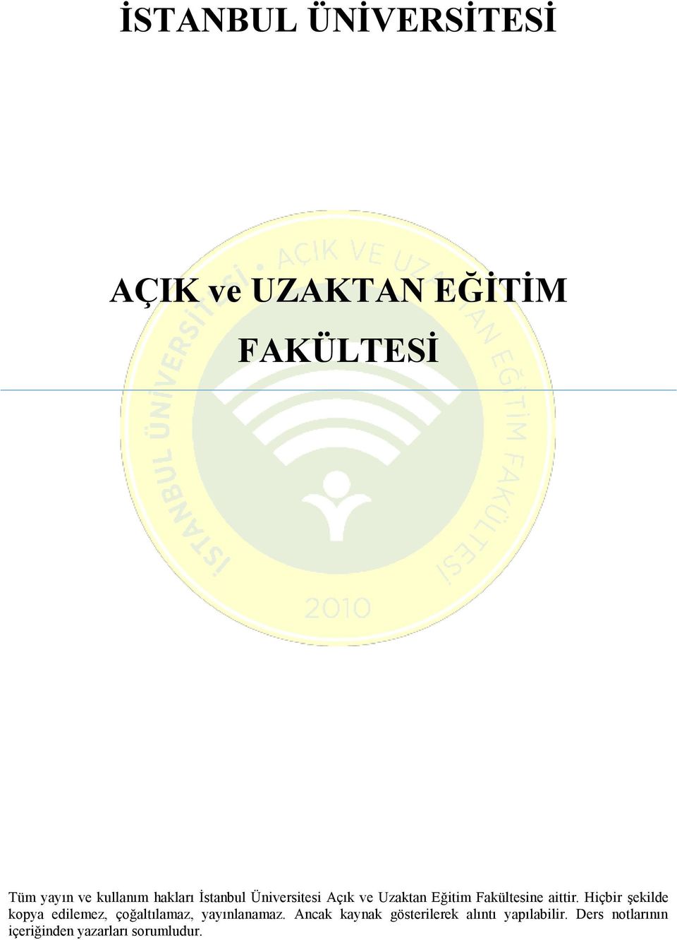 istanbul universitesi acik ve uzaktan egitim fakultesi pdf ucretsiz indirin