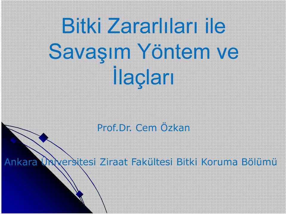 Cem Özkan Ankara Üniversitesi