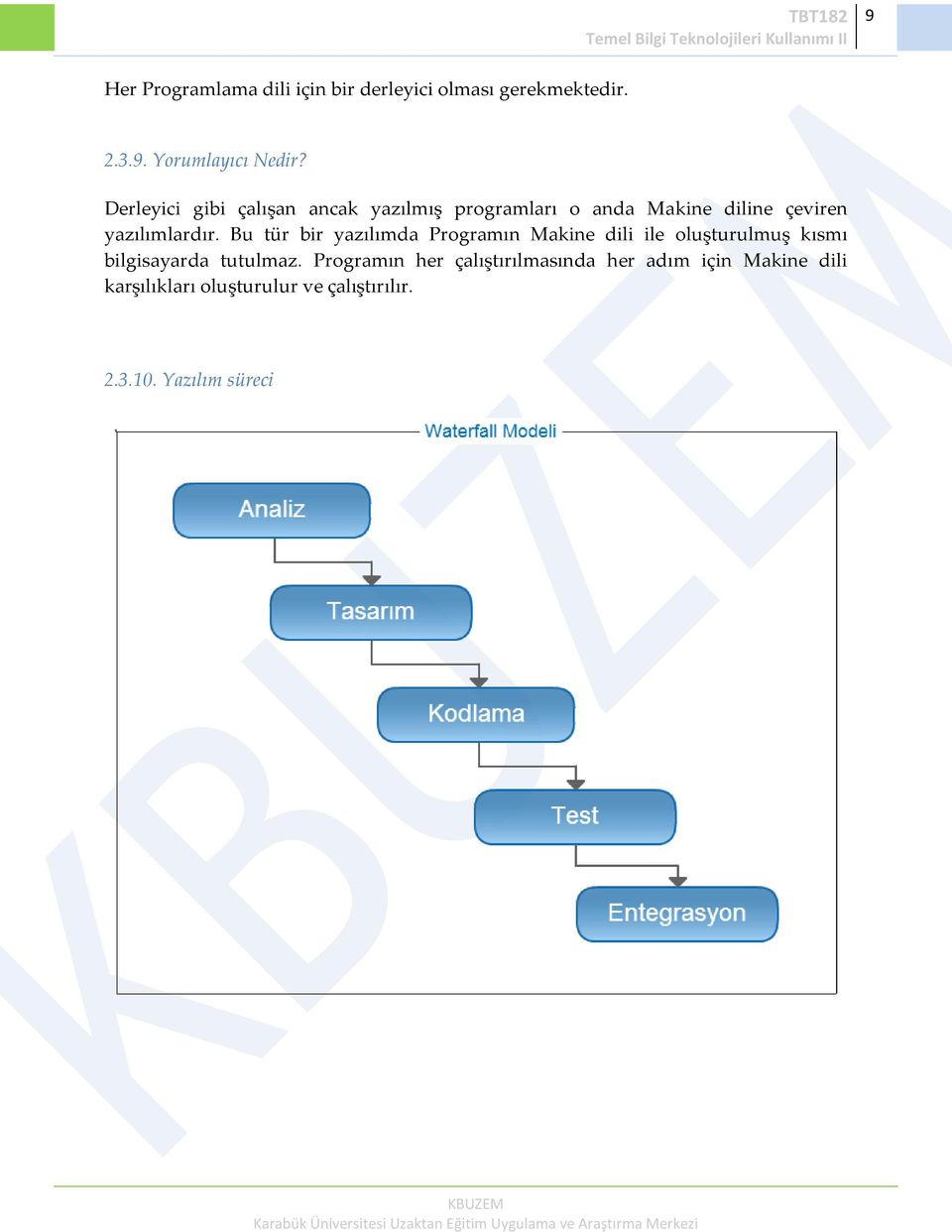 Bu tür bir yazılımda Programın Makine dili ile oluşturulmuş kısmı bilgisayarda tutulmaz.