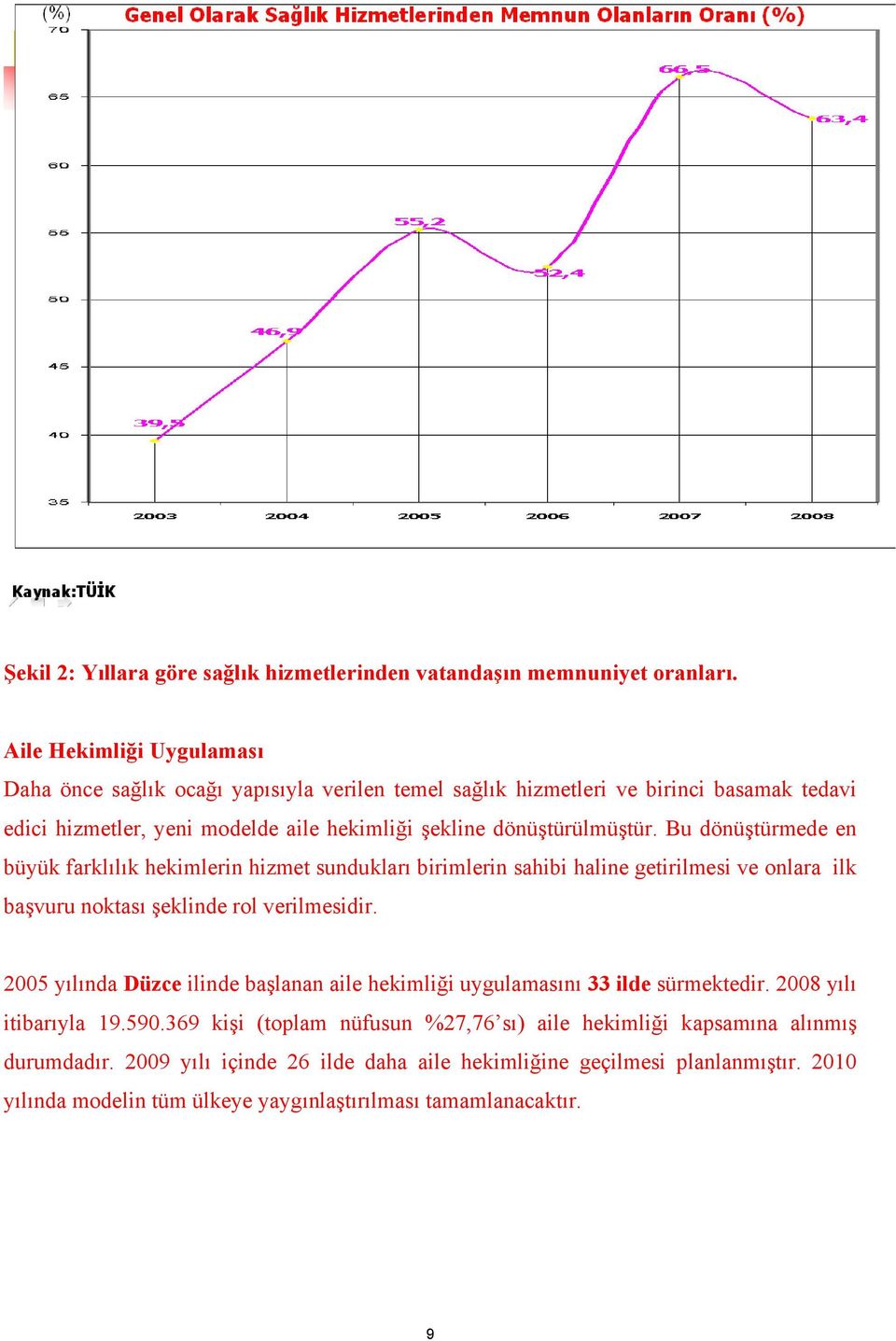 Bu dönüştürmede en büyük farklılık hekimlerin hizmet sundukları birimlerin sahibi haline getirilmesi ve onlara ilk başvuru noktası şeklinde rol verilmesidir.