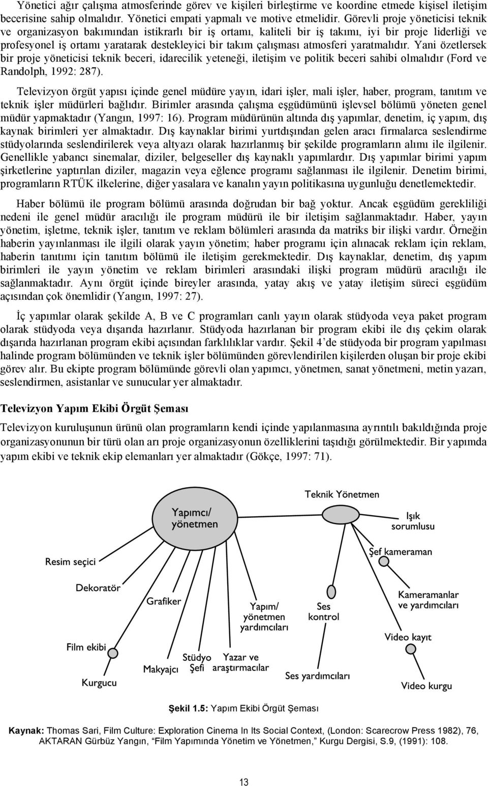 çalışması atmosferi yaratmalıdır. Yani özetlersek bir proje yöneticisi teknik beceri, idarecilik yeteneği, iletişim ve politik beceri sahibi olmalıdır (Ford ve Randolph, 1992: 287).